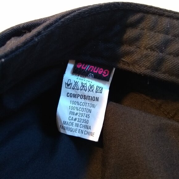 black Volcom genuine twill and grace cadet cap - Picture 5 of 5